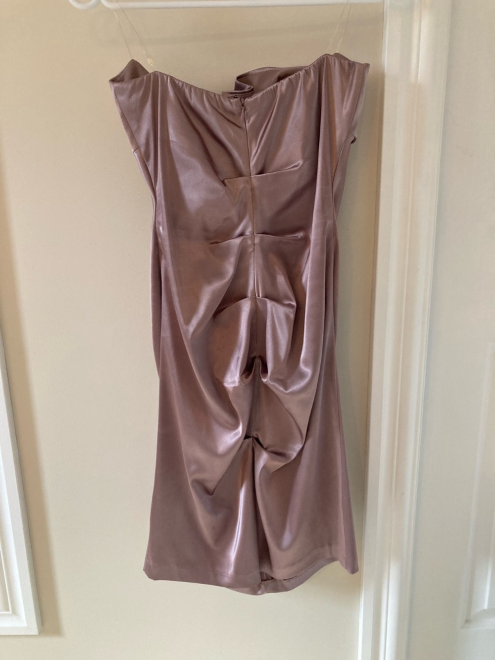 Le Chateau Formal Strapless Satin Dress - Picture 3 of 5